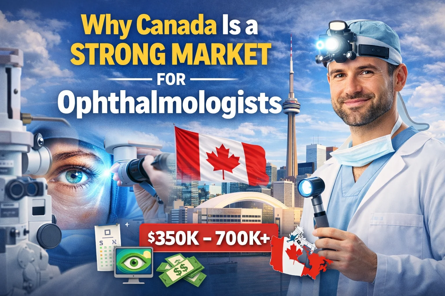 Why Canada Is a Strong Market for Ophthalmologists: Growing Patient Demand and High-Earning Practice Options