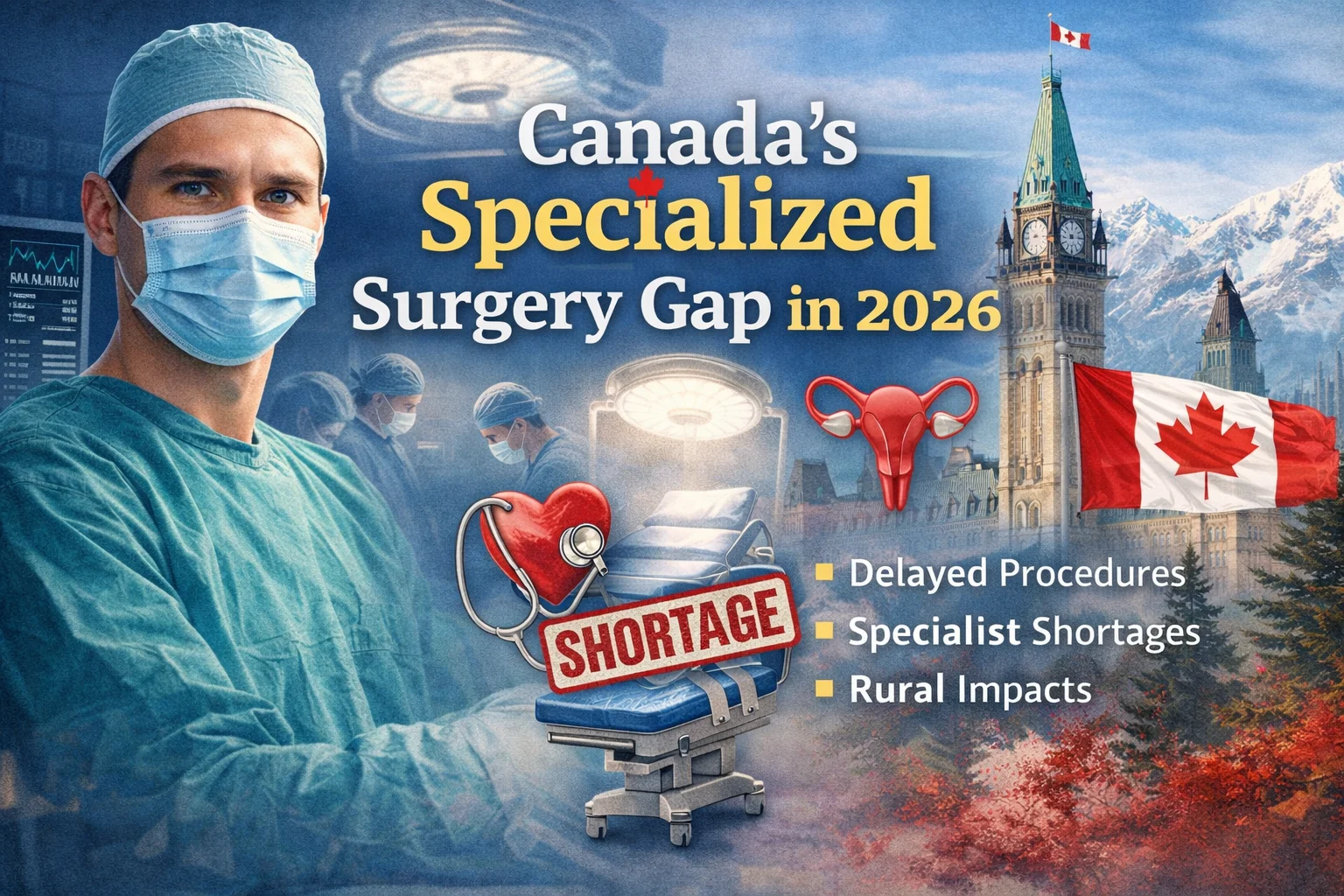 Canada’s Specialized Surgery Gap in 2026: What It Means for International Surgeons