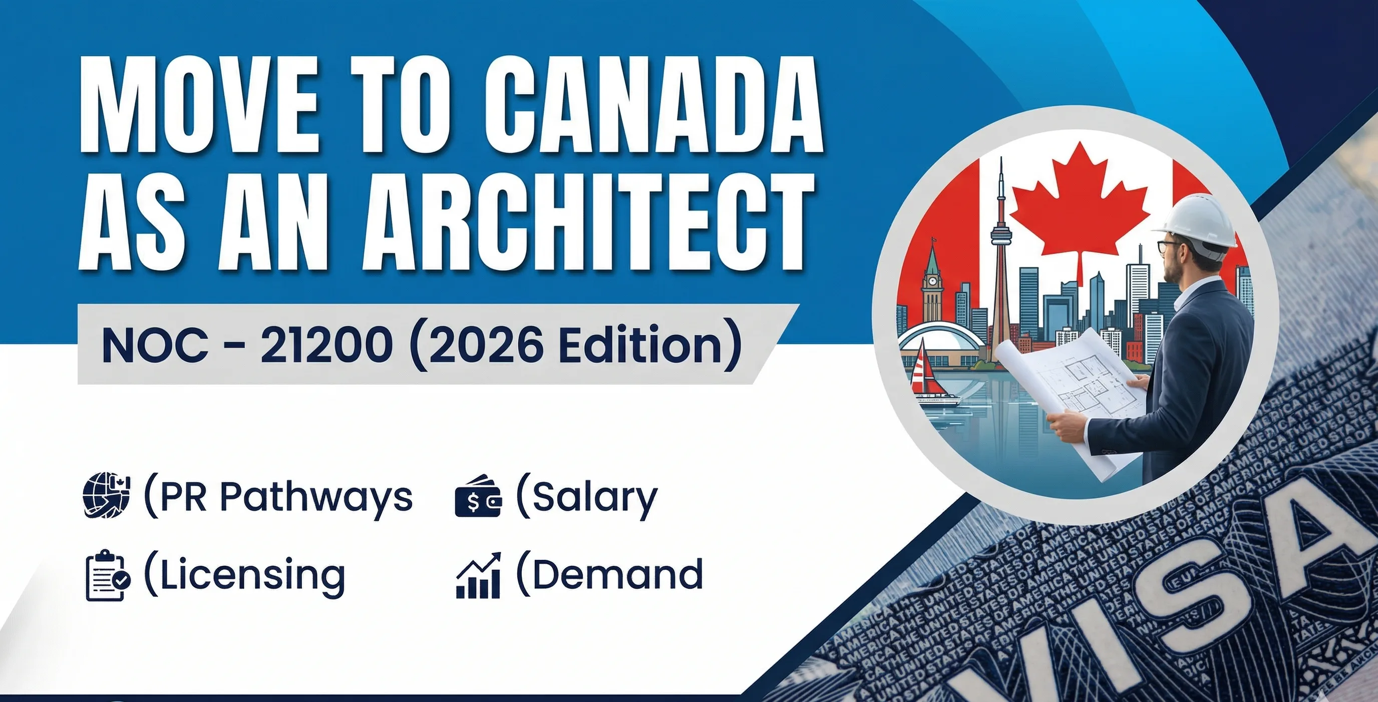 Move To Canada As An Architect (NOC -21200) In 2026: PR Pathways, Salary, Licensing & Demand