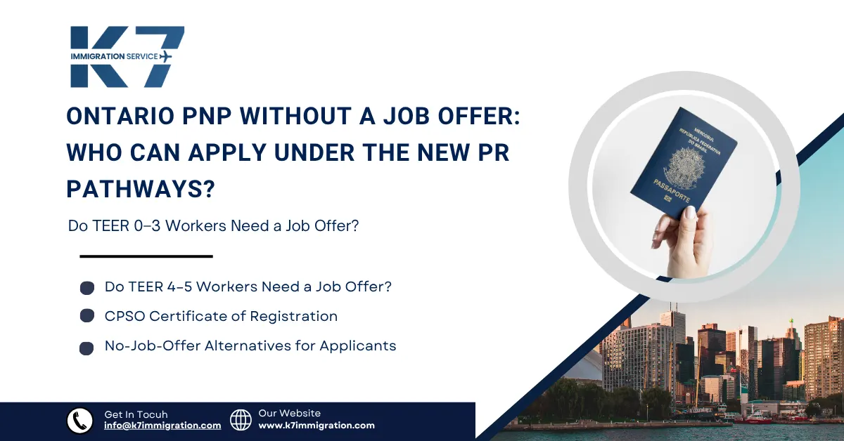 Ontario PNP Without a Job Offer: Who Can Apply Under the New PR Pathways?