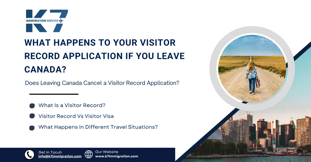 What Happens to Your Visitor Record Application If You Leave Canada? 2026 Guide