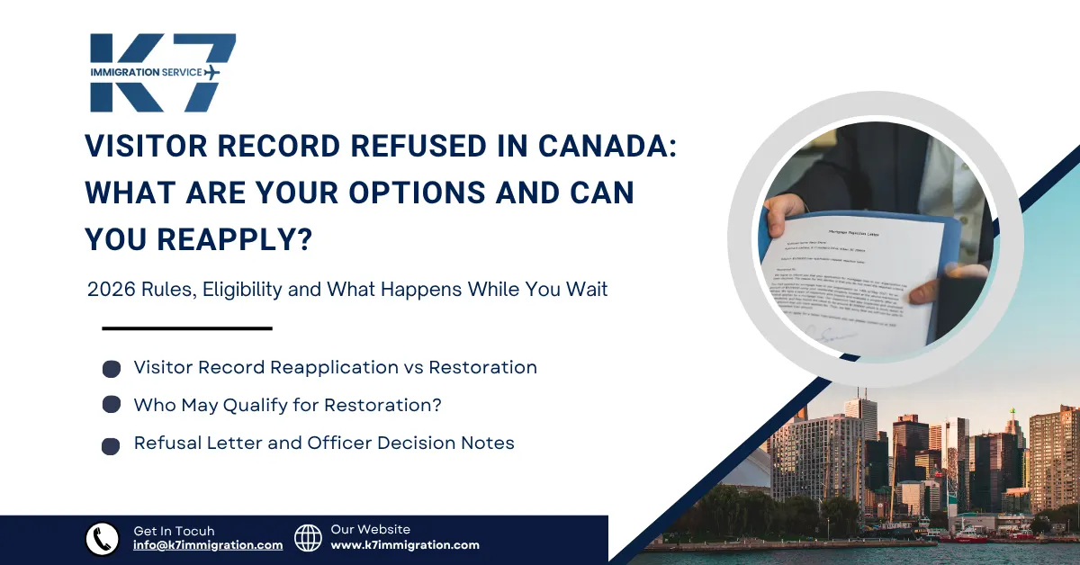 Visitor Record Refused in Canada: What Are Your Options and Can You Reapply?