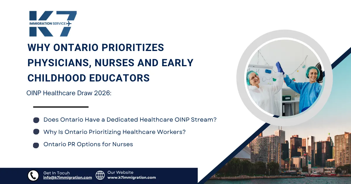 OINP Healthcare Draw 2026: Why Ontario Prioritizes Physicians, Nurses and Early Childhood Educators