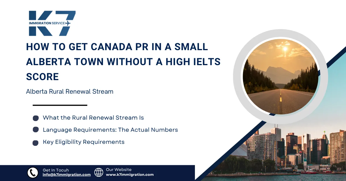 Alberta Rural Renewal Stream: How to Get Canada PR in a Small Alberta Town Without a High IELTS Score