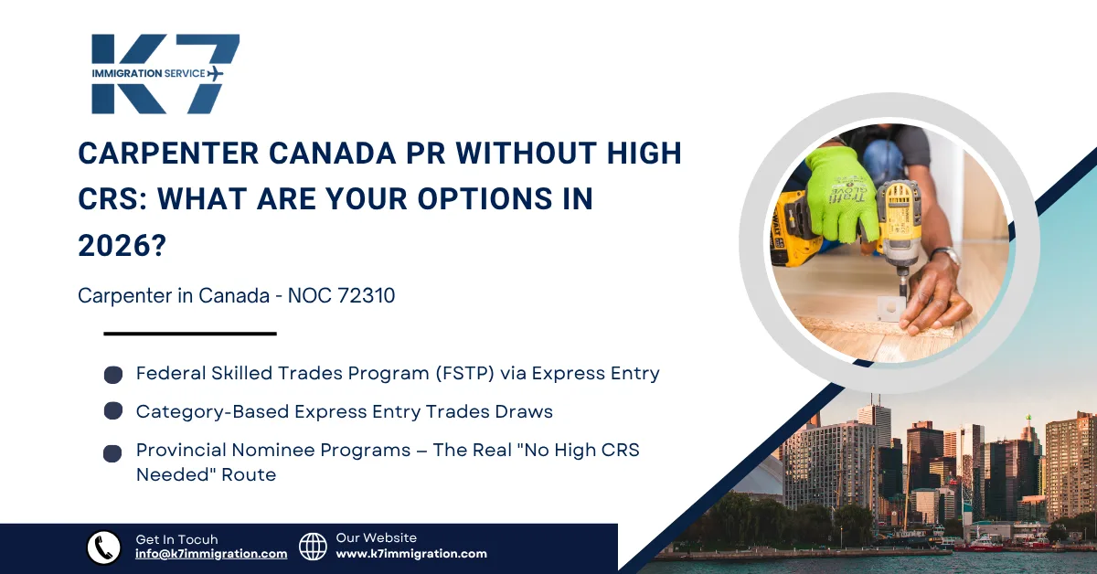 Carpenter Canada PR Without High CRS: What Are Your Options in 2026?