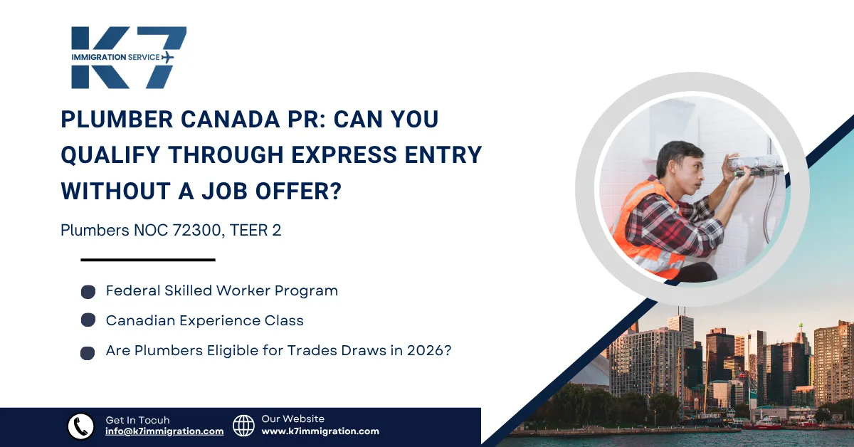 Plumber (NOC - 72300) Canada PR: Can You Qualify Through Express Entry Without a Job Offer?